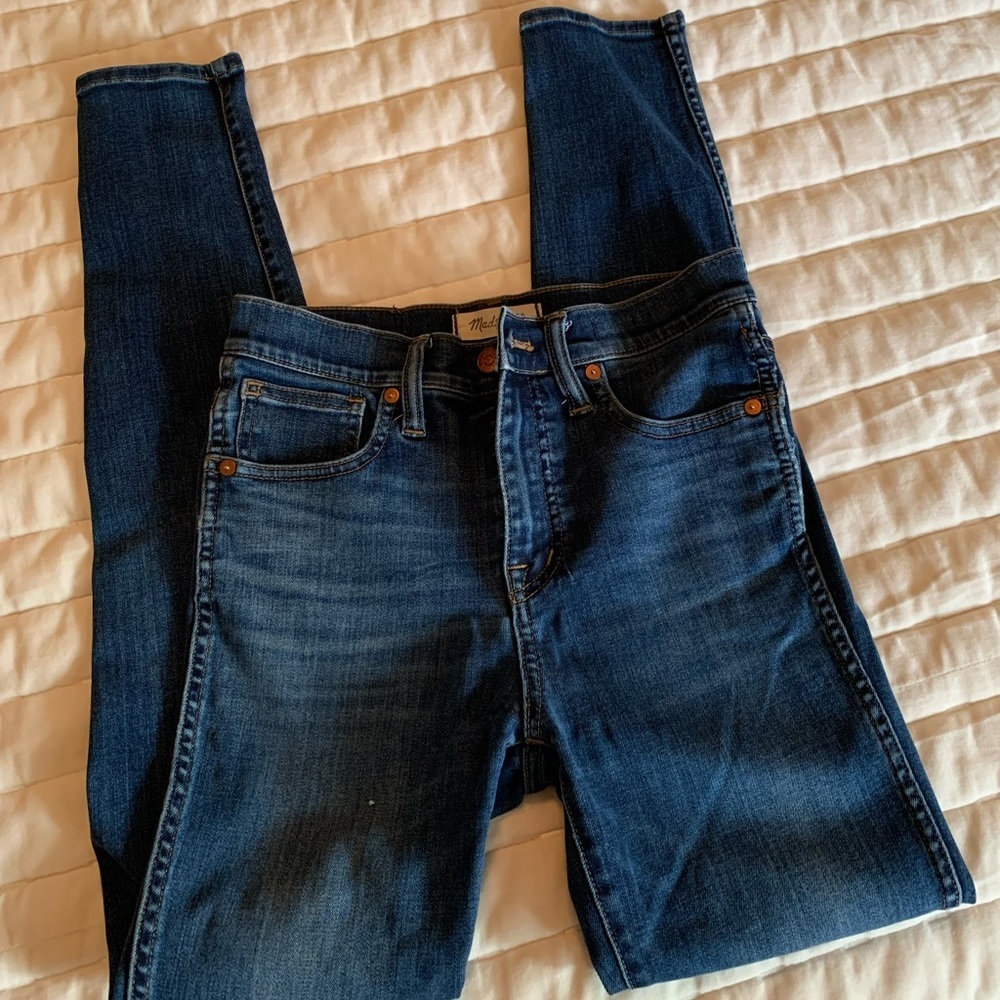 Madewell | Dark Wash 10” High Rise Skinny Jean Size 25 Tall